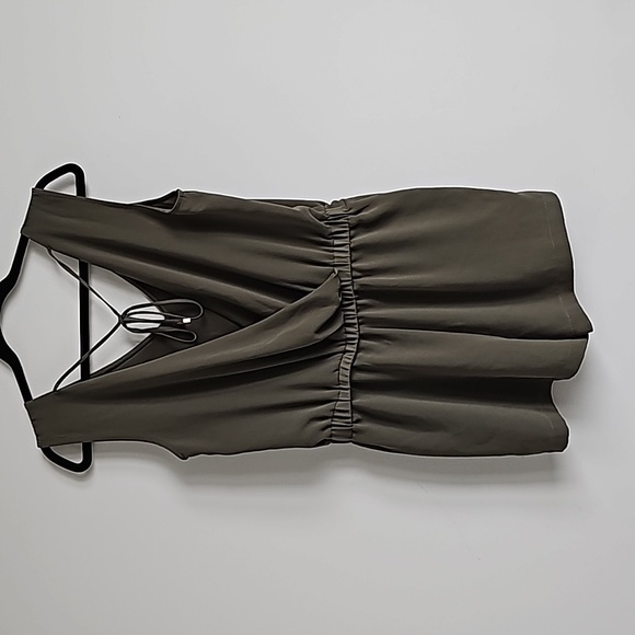 Zara Basic Army Green Romper, Size S - Picture 2 of 5